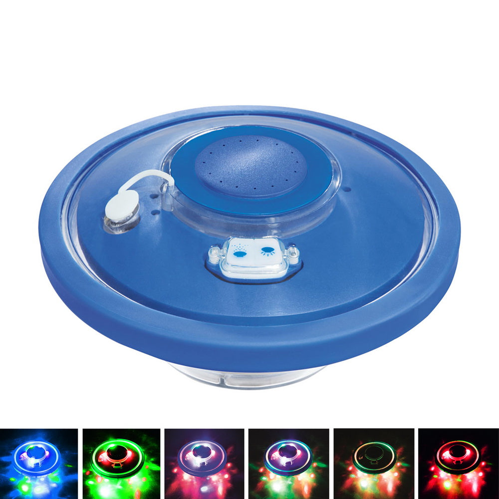 Bestway LED Floating Pool Fountain with Multi-Colored Light and Water Spray Effects for Above Ground Pools