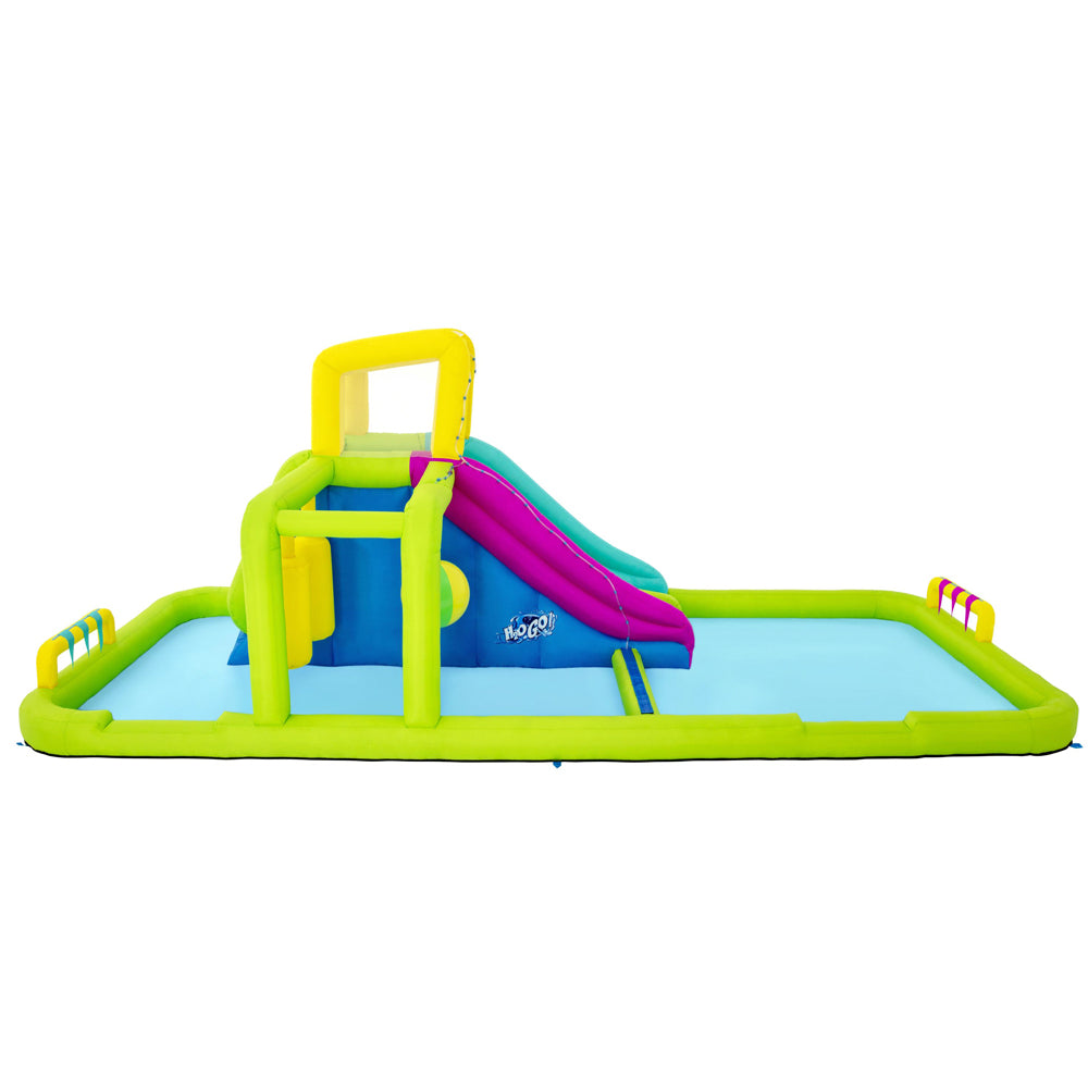 H2OGO! Ultimate Inflatable Splash Course Water Park with Dual Slides and Obstacle Challenges