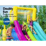 H2OGO! Ultimate Inflatable Splash Course Water Park with Dual Slides and Obstacle Challenges