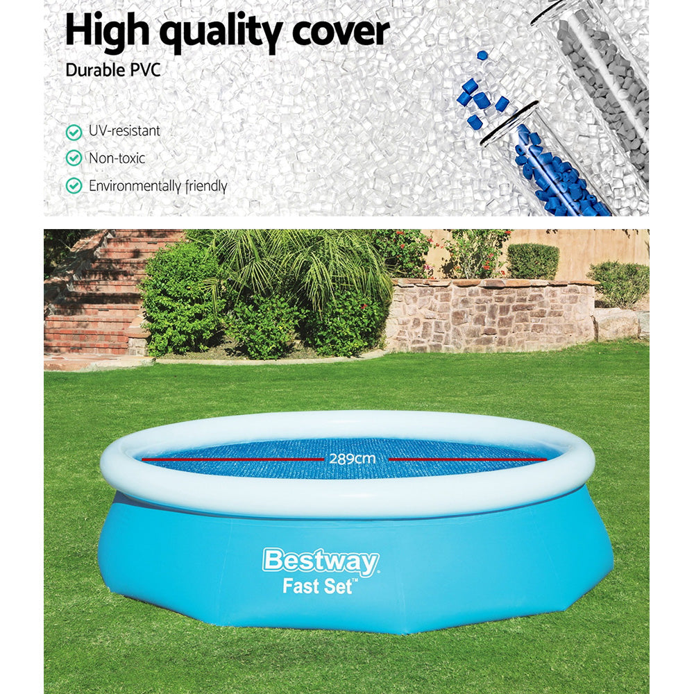 Bestway 10ft Round Solar Pool Cover Blanket for Power Steel™ Frame Pools