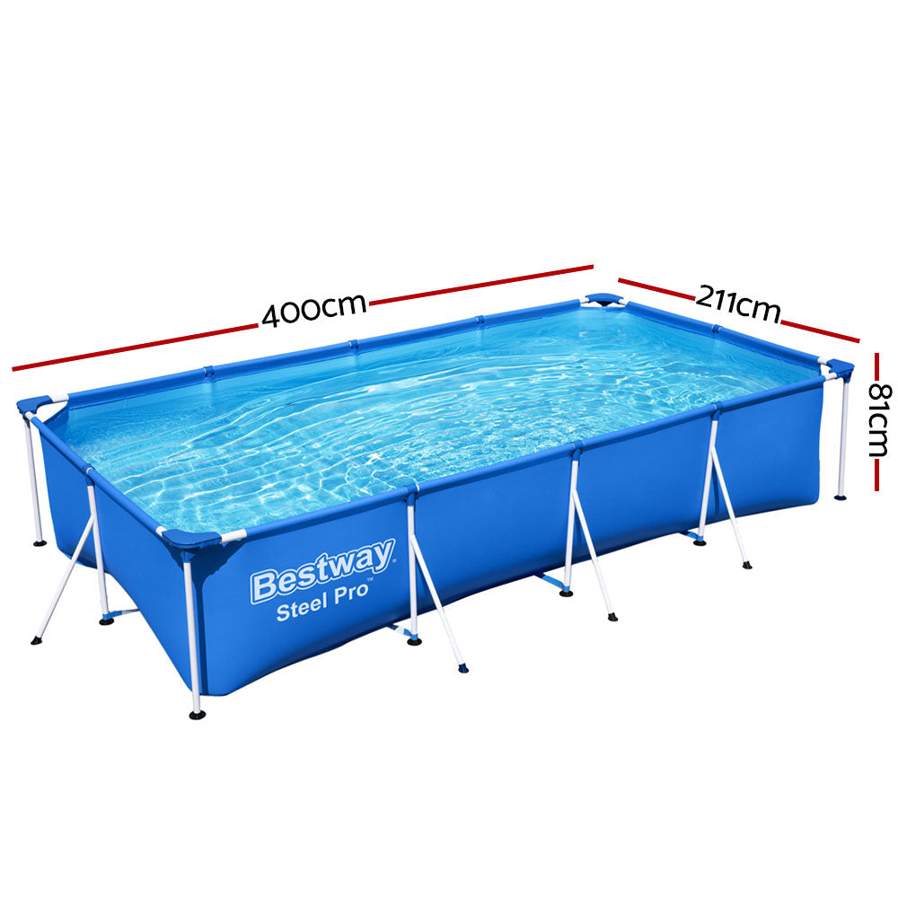 Durable Bestway Steel Pro™ Above Ground Pool – 4M Heavy Duty Frame