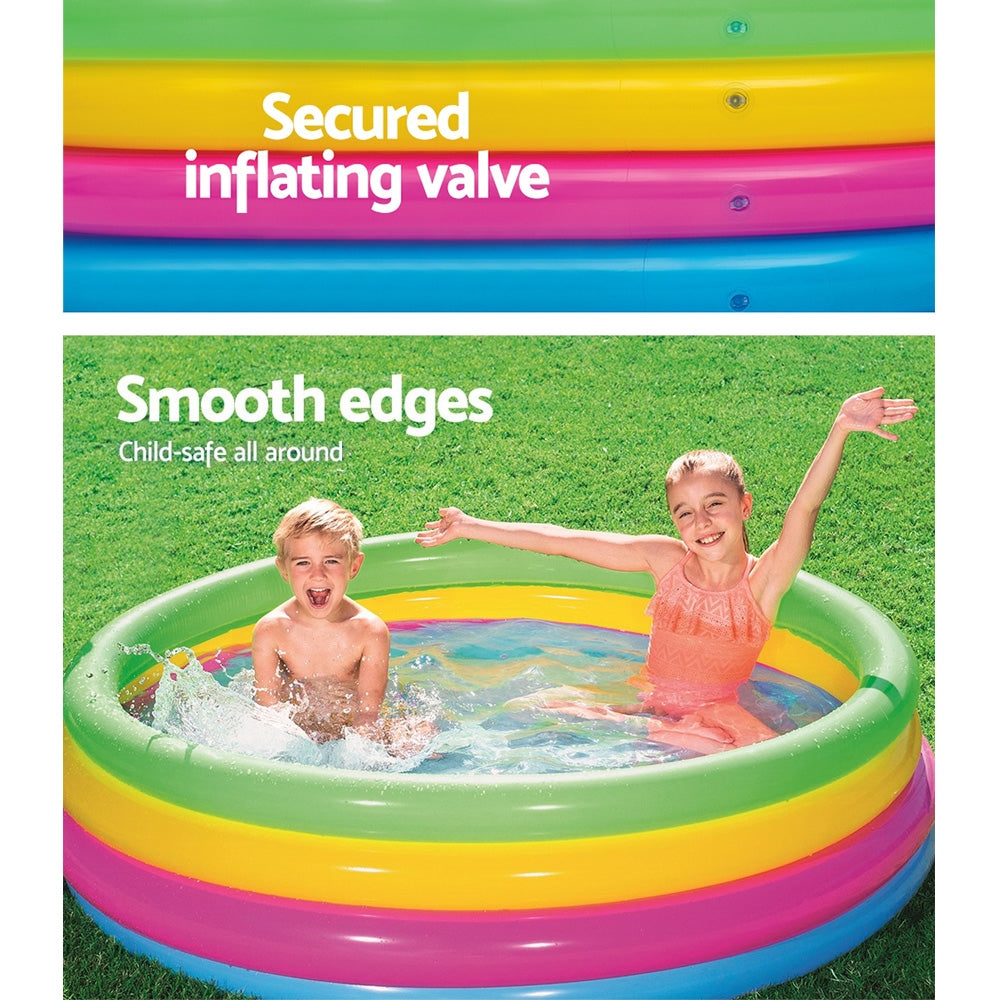 Bestway Round Inflatable Family Pool for Kids – Perfect Summer Splash Zone