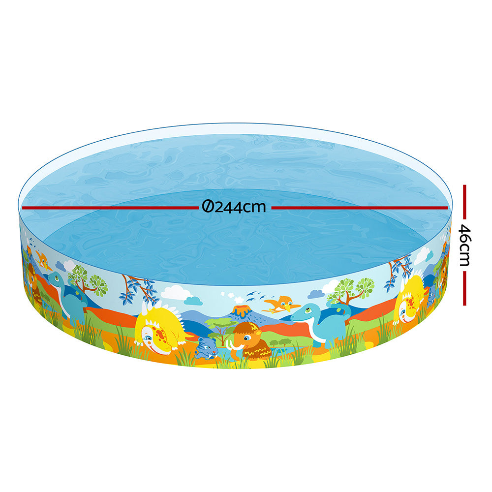 Bestway Fill-n-Fun Inflatable Kids Play Pool - Easy Setup Round Swimming Pool