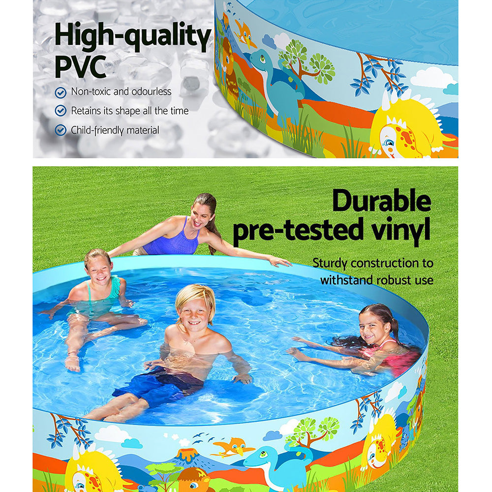 Bestway Fill-n-Fun Inflatable Kids Play Pool - Easy Setup Round Swimming Pool