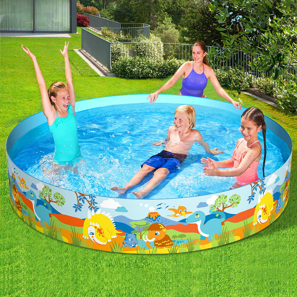 Bestway Fill-n-Fun Inflatable Kids Play Pool - Easy Setup Round Swimming Pool