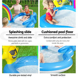 Rainbow Splash Adventure Pool with Slide for Kids by Bestway