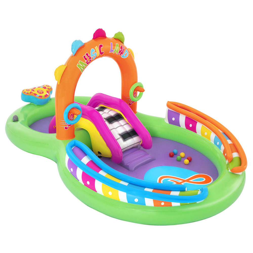 Bestway Sing ‘n Splash Inflatable Play Pool with Musical Instruments for Kids