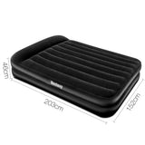 Bestway Queen-Size Inflatable Air Bed with Built-in Pump - Black