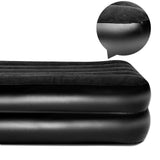 Bestway Queen-Size Inflatable Air Bed with Built-in Pump - Black