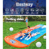 Bestway 4.88M Triple Lane Inflatable Water Slide for Kids - Ultimate Backyard Splash Fun