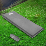 Weisshorn Grey Single Self-Inflating Camping Mattress