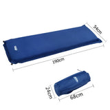 Weisshorn Compact Blue Self-Inflating Camping Mattress