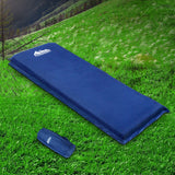 Weisshorn Compact Blue Self-Inflating Camping Mattress