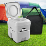 Weisshorn 20L Travel Portable Toilet for Camping and Boating with Carry Bag