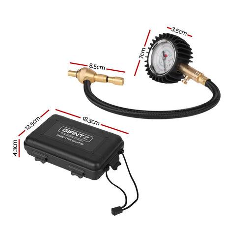 Giantz 2-in-1 Tyre Deflator with Built-in Pressure Gauge