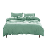 Plush Green Cotton Quilt Set for Single Beds by Cosy Club