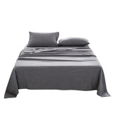 Classic Black Cotton Queen Sheet Set for Ultimate Comfort