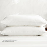 Soft & Breathable Washed Cotton Single Sheet Set in White