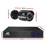 UL-Tech 1080P HD 4-Channel CCTV Security System with 2TB Storage and Dual Cameras