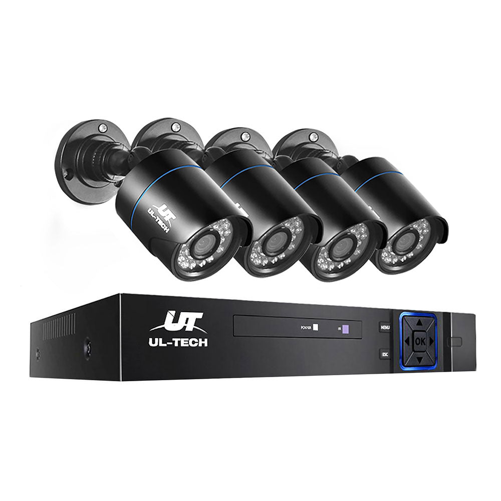 UL-Tech 1080P HD 4-Channel Motion Detection CCTV Security System