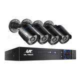 UL-Tech 1080P HD 4-Channel Motion Detection CCTV Security System