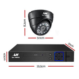 UL-Tech 1080P HD Indoor CCTV Security Camera System with 4 Dome Cameras and 1TB DVR Storage