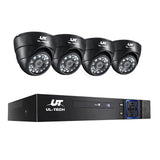 1080P HD UL-Tech 8-Channel Indoor CCTV Security Camera System with 4 Dome Cameras and Remote Access