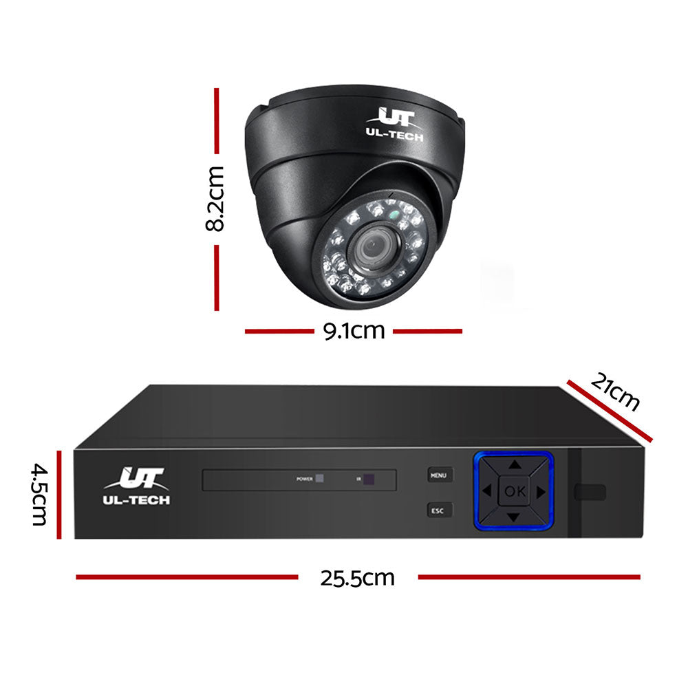 1080P HD 8-Channel Indoor CCTV Security Camera System with 1TB DVR and Remote Access