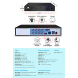 1080P HD 8-Channel Indoor CCTV Security Camera System with 1TB DVR and Remote Access