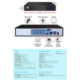 UL-Tech 8-Channel 1080P HD CCTV Security System with 8 Cameras and 5-in-1 DVR - Complete Home Surveillance Solution