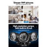 5MP Ultra HD 4-Channel CCTV Security System with Advanced Motion Detection and Night Vision