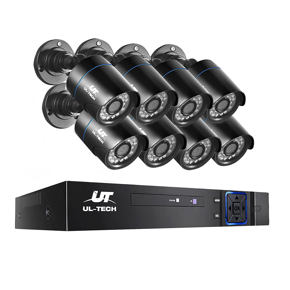 5MP Ultra HD 8-Channel CCTV Security Camera System with Advanced DVR and Motion Detection