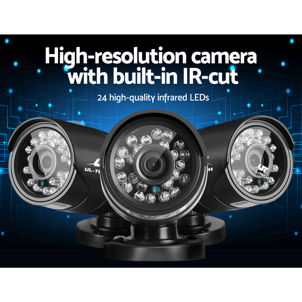 5MP Ultra HD 8-Channel CCTV Security Camera System with Advanced DVR and Motion Detection