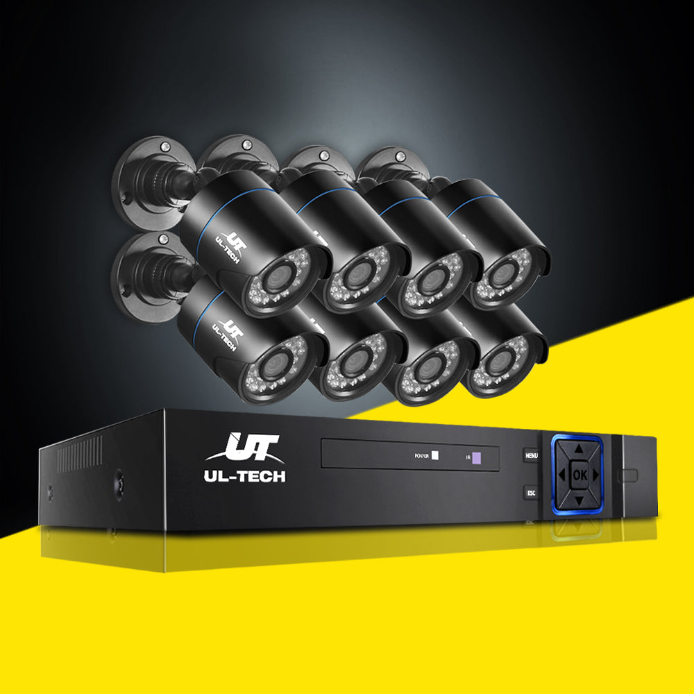 5MP Ultra HD 8-Channel CCTV Security Camera System with Advanced DVR and Motion Detection