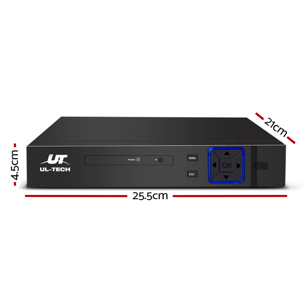 UT UL-Tech 4-Channel 5-in-1 1080P HDMI DVR with Remote Access and Motion Detection