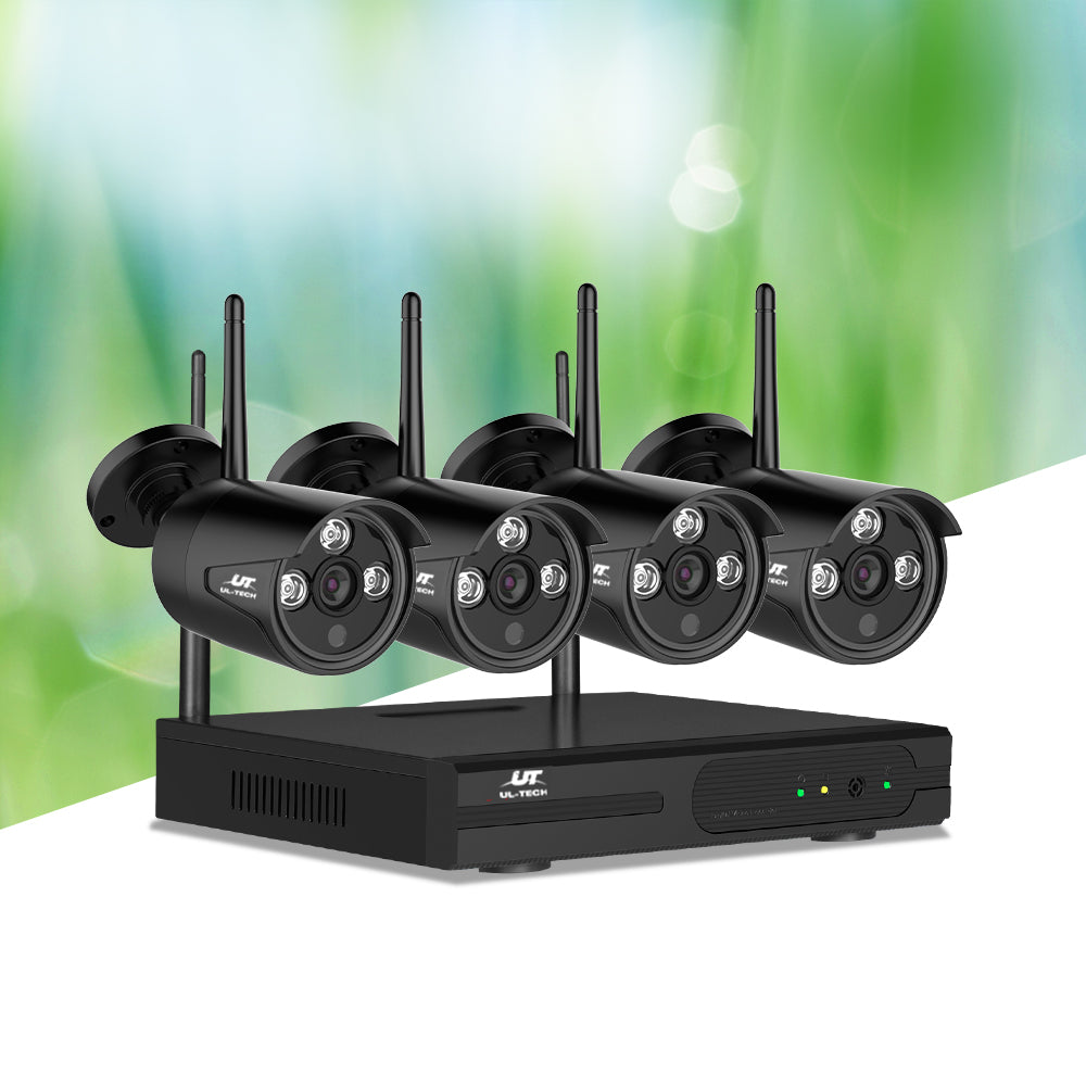 UL-TECH 3MP 8-Channel Wireless NVR Security Camera System