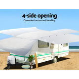 Premium 4-Layer UV and Water-Resistant Caravan Cover for 18-20ft Campervans