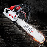 Giantz 52CC Heavy-Duty Petrol Chainsaw with E-Start and 20