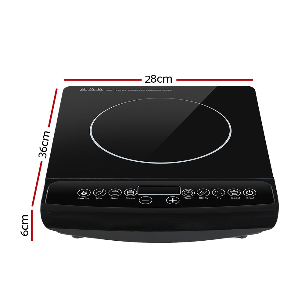 Sleek Portable Induction Cooker with Digital Control and Timer