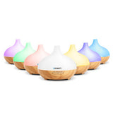 Devanti 4-in-1 Aroma Diffuser and Humidifier with 7-Color Night Light - 300ml Capacity - Front View