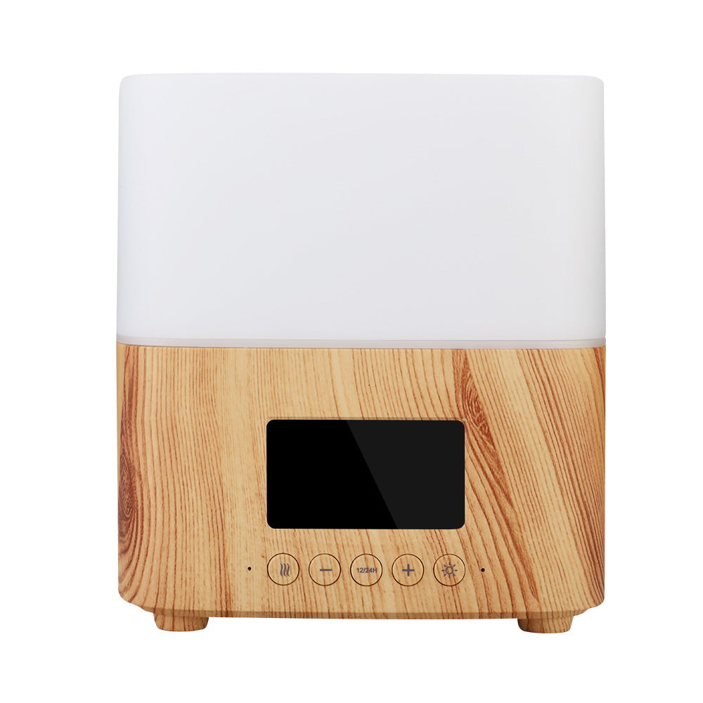 Devanti Essential Oil Diffuser & Humidifier with Clock and Night Light Function