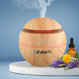 Devanti 4-in-1 Aromatherapy Diffuser with LED Night Light and Humidifier - 130ml Capacity