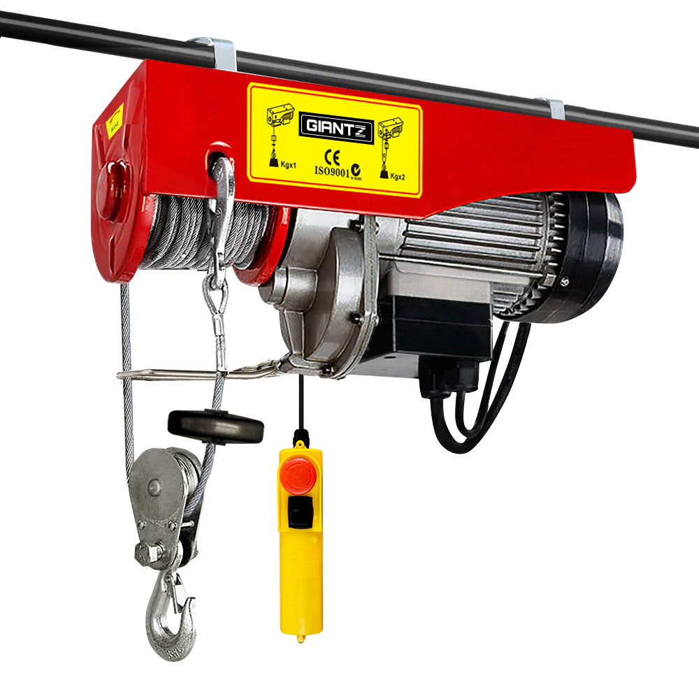 510W Heavy-Duty Electric Hoist Winch with 125/250kg Capacity