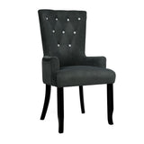 Elegant Grey French Provincial Dining Chair