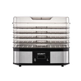 Devanti 5-Tray Stainless Steel Food Dehydrator - Silver