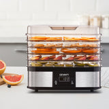 Devanti 5-Tray Stainless Steel Food Dehydrator - Silver