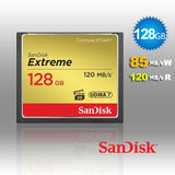 SanDisk 128GB Extreme CompactFlash Memory Card - 85MB/s Write Speed, 120MB/s Read Speed, VPG-20 Certified