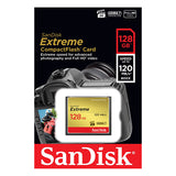 SanDisk 128GB Extreme CompactFlash Memory Card - 85MB/s Write Speed, 120MB/s Read Speed, VPG-20 Certified