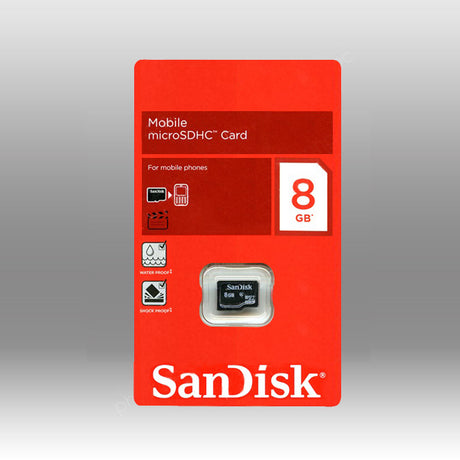 SanDisk 8GB microSD Card - Durable and Versatile Storage Solution for Your Devices