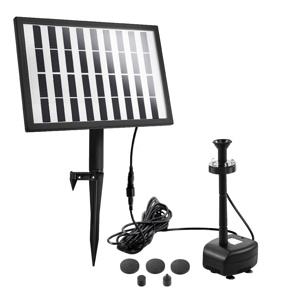 Sustainable Solar-Powered Water Fountain Pump Set for Garden Decor - 4FT Submersible Feature